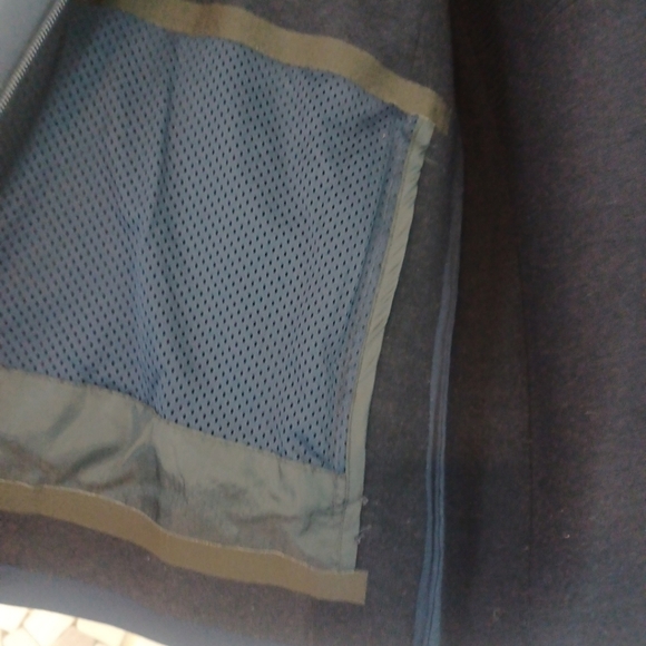 AdiPure Adidas Jacket Mens XL Blue Full Zip Wool Blend Premium Golf - Picture 14 of 15